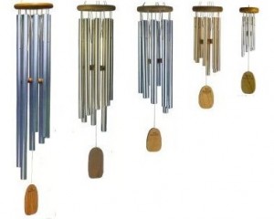 Gregorian Wind Chimes Woodstock Set of Baritone, Tenor, Alto, Soprano and Sopranino