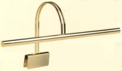 Streamlined piano lamp