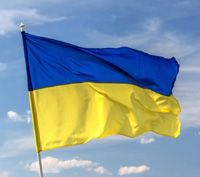 Flag of Ukraine Flies