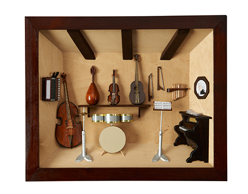 Music Studio Framed Diorama