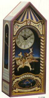 Koji Murai Musical Clocks - Animated Clowns on Horses (animated) 