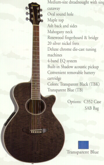 Hohner - Acoustic/Electric Cutaways - Maple Top