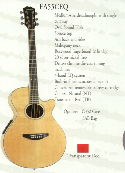 Hohner - Acoustic/Electric Cutaways - Spruce Top