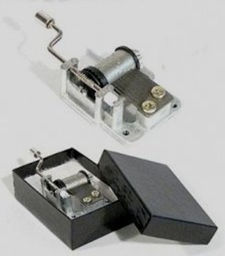 Hand Crank Music Box - Little Gift Box (25 piece minimum)