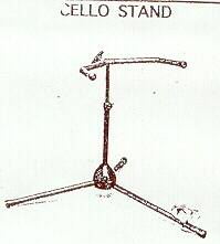 Cello Stand   Black