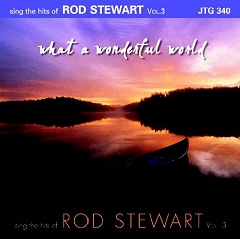 WHAT A WONDERFUL WORLD - Sing The Hits of Rod Stewart  Vol 3