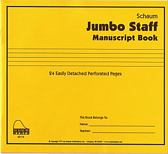 Primary Rule Staff Book 