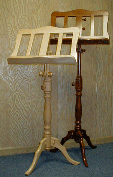 Music Stand (Wood) in Walnut, Mahogany, Maple, Oak or ...