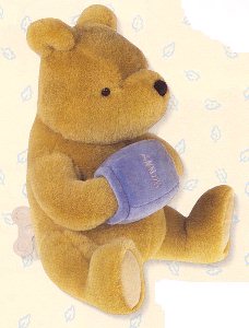 Plush POOH & Honey Jar by Gund