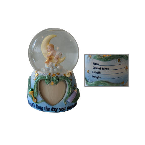 Welcome Baby Water Globe by San Francisco Music Box Company
