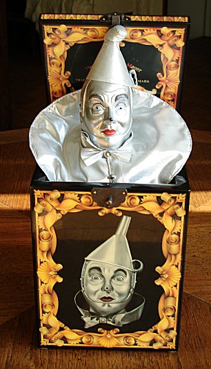 Wizard of Oz Tin Man Jack-in-the-Box Musical 