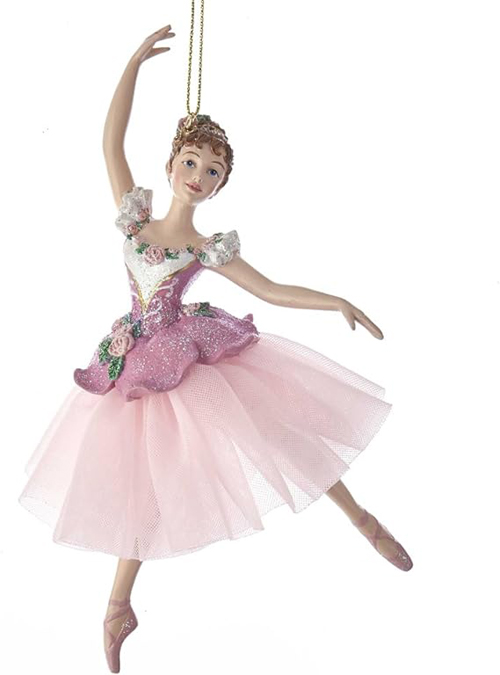   Christmas Tree Ornament - solo Ballerina - Waltz of The Flowers