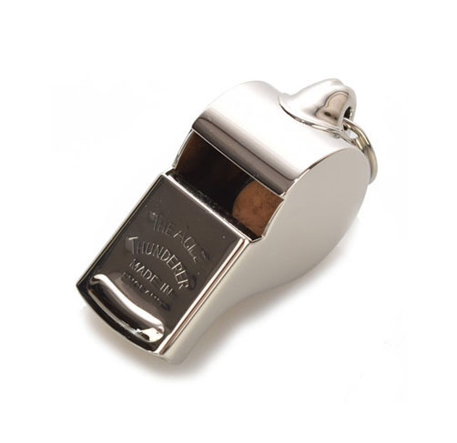 Acme Referee's Whistle Wide Mouth Brass Nickel Plated