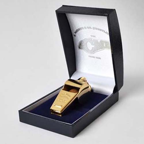 Acme Thunderer 59.5 Gold Plated Whistle