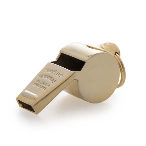 Acme Thunderer in Polished Brass