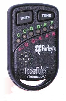 Farley Pocket Tone Tuner on Keychain