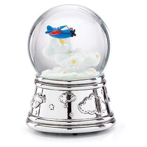 Reed and Barton Airplane Waterglobe