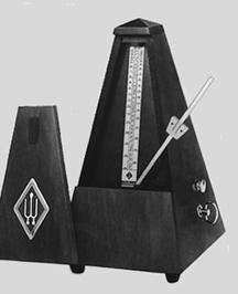 Metronomes Wittner  Wood casing w/ Matching Cover & Bell
