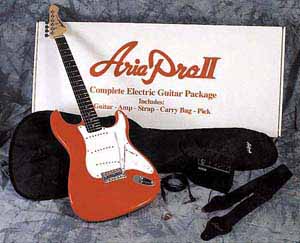 Aria Pro II Guitar Package
