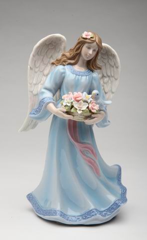 Angel With Basket and Bird