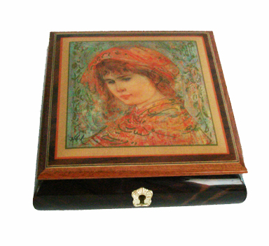 Edna Hibel La Boheme Music Box