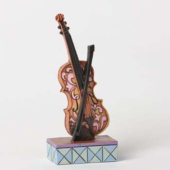 Jim shore's Colorful Violin figurine 3.5