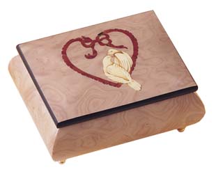 Heart Inlay - Two Doves Mauve (1.18)