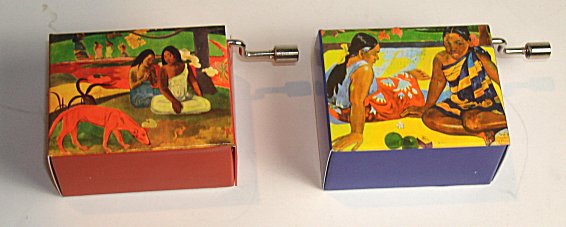 Hand Crank Music Box Gauguin Series