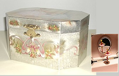 music box with ballet shoes