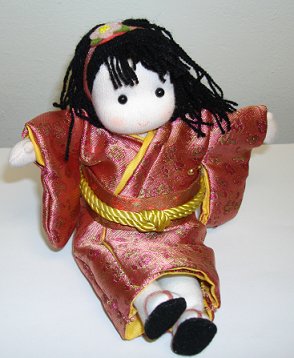 Musical Dolls - Japanese Doll in Purple