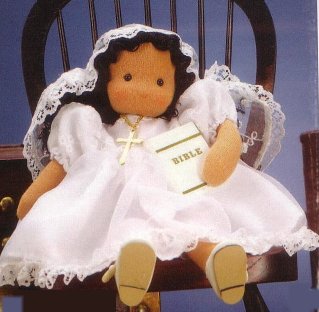 Musical Dolls - First Communion Afro-American Girl