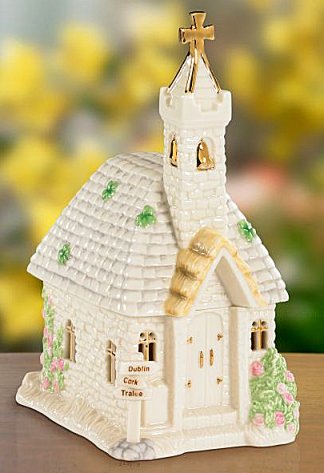 Lovely Lenox Saint Patrick's Church Music box