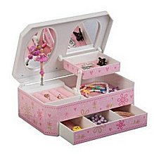 Hearts and Flowers Musical Jewelry Box