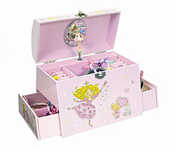 Child's Musical Ballerina Jewelry Box -Ariana