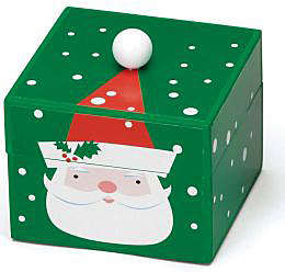 Mr. Christmas Pom Pom Santa Musical Box