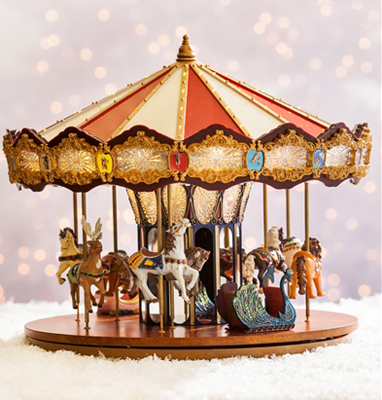 The New Grand Jubilee Carousel Merry Go Round by Mr Christmas