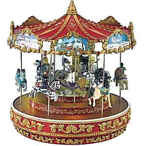 Triple Decker Musical Carousel by Mr Christmas