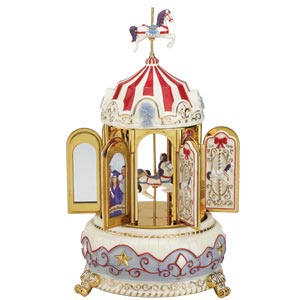 Carillion or Musical Carousel for 5 Photographs