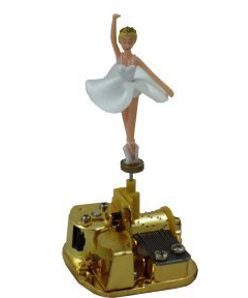 gold ballerina pop up mechanism ready for installation