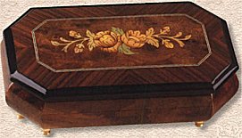Floral Inlay - Burled Elm