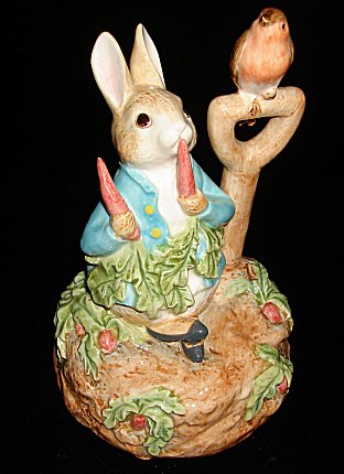 Beatrix Potter Peter Rabbit Rotating Musical Figurine 