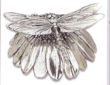 Silver Musical Figurine Dragonfly by Reed and Barton