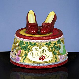 Wizard of Oz Dorothy's Ruby Slippers Clicking Heels Figurine
