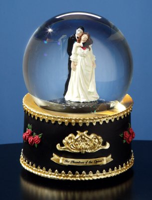 Phantom and Christine Water Globe