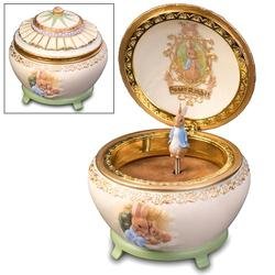 Beatrix Potter Musical Hinged Trinket Box with Peter Rabbit