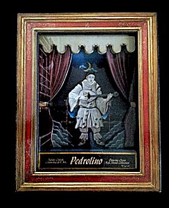 Animated Koji Murai Pedrolino Framed Shadow Box 