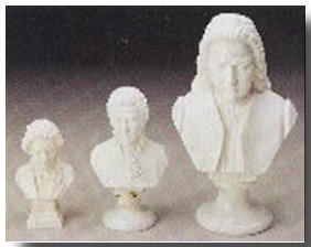 Composer Bust Large Medium Small 