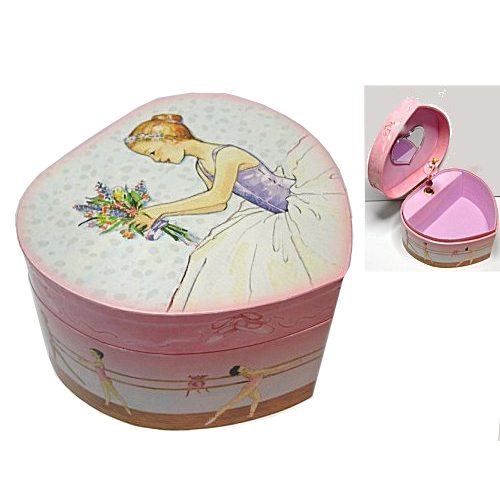 Enchantmints Musical Treasure Box for the Ballet Student (Heart Shaped)