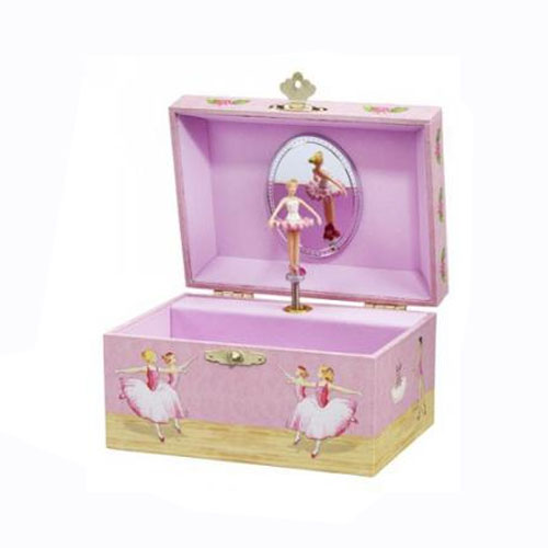 Small Twirling Ballerina Musical Jewelry Box by Enchantments