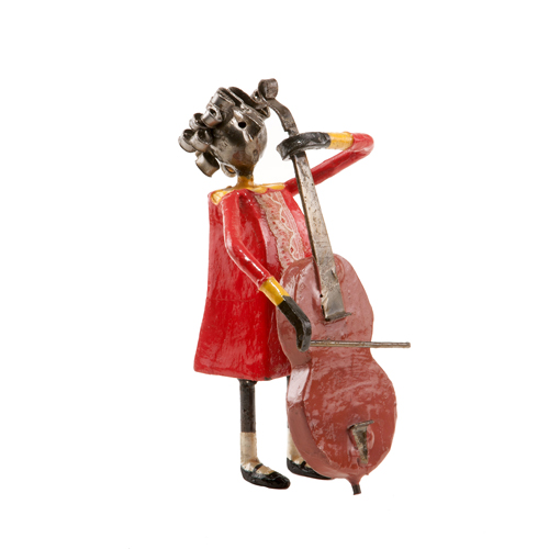 Felguerez Sculpture Bassist Girl